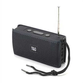 T&G TG282 trådløs Bluetooth-højttaler med lommelygte Musikafspiller understøtter TF / FM / 3,5 mm AUX / U-disk