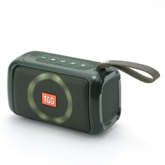 T&G TG193 Sports Bluetooth-højttaler LED-lys Trådløs højttaler Vandtæt bærbar Outdoor subwoofer Boombox (CE-certificeret)