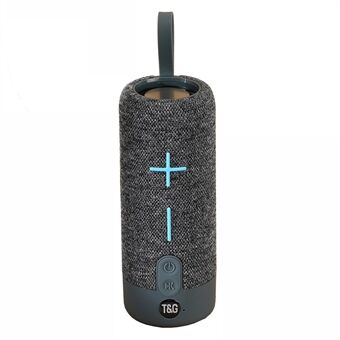 T&G TG619 Stof Bærbar Højttaler Bluetooth TWS Trådløs Bas Subwoofer Vandtæt Outdoor højttaler Boombox (CE-certificeret)