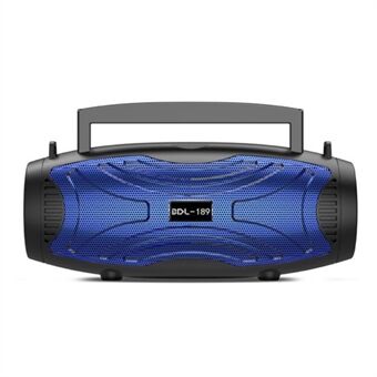 BDL-189 Outdoor Sport Fitness Solar Genopladelig Bluetooth-højttaler Bærbar trådløs musiksubwoofer med LED-lommelygte
