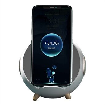 Smart Bluetooth-højttalerstøtte Trådløs opladning Home Voice Mirror Design Mini-højttaler med Stand