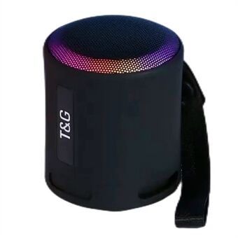 T&G TG373 LED-åndedrætslys Bærbar Bluetooth-højttaler Outdoor Trådløs Stereo Subwoofer