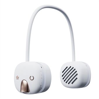 T5 Mini Size Halshængende Bluetooth-højttaler Nakkebånd Bærbar trådløs HiFi Sound Subwoofer med LED-lys