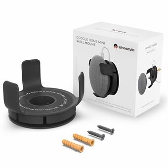 AHASTYLE PT62-G til Google Home Mini Vægmonteringsbeslag Holder Smart Speaker Cord Management Opbevaringsophæng
