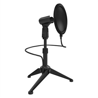 YANMAI ST-5 Universal Condenser Microphone Table Frame with Isolation Cover PC Mounted Microphone Shock-proof Tripod Bracket Accessories
