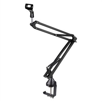 HSP19 360 Degree Rotation Microphone Boom Arm Stand Cantilever Bracket Adjustable Suspension Mic Stand