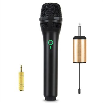 UHF Wireless Handheld Microphone with Receiver Karaoke Mic for Conference Speech Loudspeaker