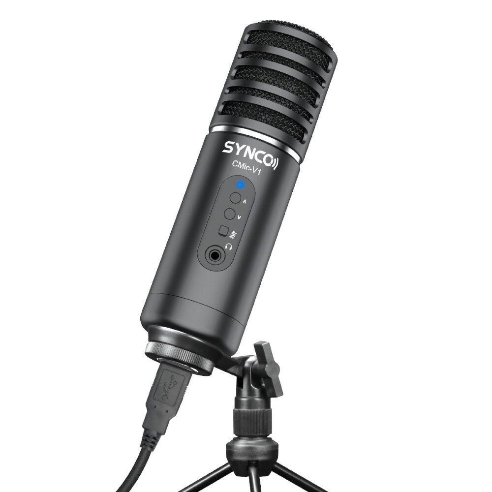 Synco CMic-V1 Professionel Live Streaming Membran Mikrofon K Song Kondensator Mikrofon Mobiltelefon Computer