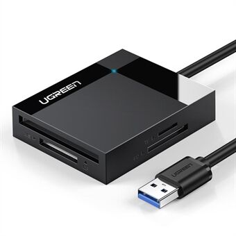 UGREEN 4 i 1 USB 3.0 SD/TF-hukommelseskortlæser CF MS Compact Flash -kortadapter til bærbar computer