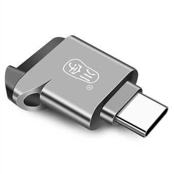 KAWAU C271 USB 2.0 Type-C 480 Mbps TF-kortlæser Laptop Tablet-telefon Hukommelseskortlæser