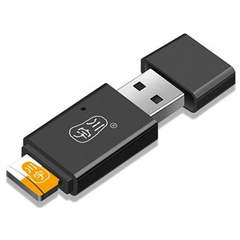 KAWAU C308 USB 3.0 5 Gbps højhastigheds TF-kortlæser Computerhukommelseskortlæser