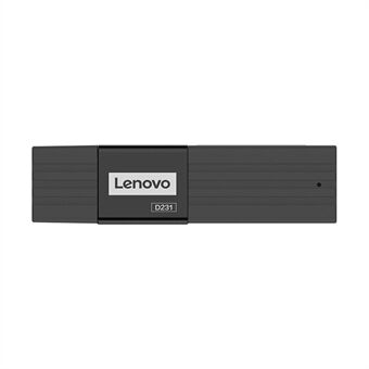 LENOVO D231 USB 3.0-kortlæser til SD+TF Dual Slot Flash -hukommelseskortadapter Højhastighedstransmissionshub