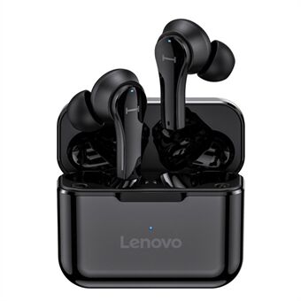LENOVO QT82 TWS Headset Trådløse øretelefoner Bluetooth 5.0 IPX5 vandtætte hovedtelefoner Touch Control Stereo HD Voice øretelefoner med opladningsetui