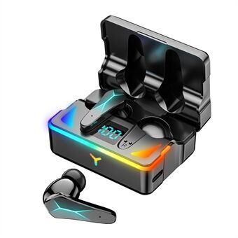 X7 TWS Gaming-øretelefoner Trådløse Bluetooth-hovedtelefoner HIFI Low Latency Headset Støjreduktion In-Ear-øretelefoner med mikrofon
