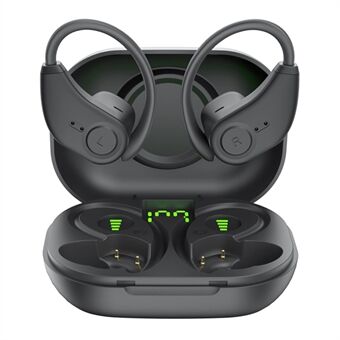 BLUEDIO S6 TWS Sports-øretelefoner True Wireless Stereo Headphones Bluetooth Headset med batteridisplay