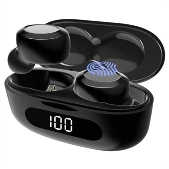 M4 TWS Trådløs Bluetooth 5.1-øretelefon Øretelefoner Vandtæt digital skærm HiFi-musikopkald In-ear-headset