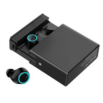 BS02 Touch Control TWS Bluetooth-øretelefoner Power Bank-funktion Vandtætte øretelefoner Sportsheadsets