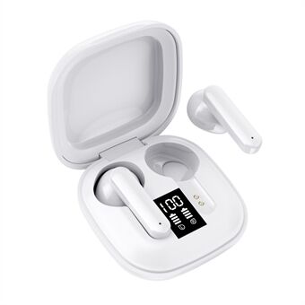 YJ-20 Trådløst headset In-Ear Bluetooth-øretelefoner IPX7 vandtætte sportshovedtelefoner med LED digitalt display/berøringskontrolfunktion