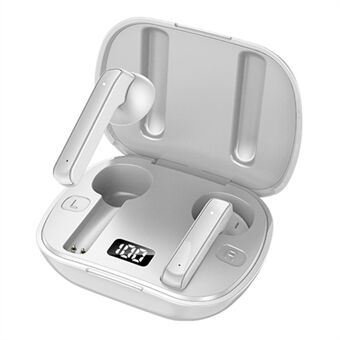 D9 TWS Bluetooth-øretelefoner IPX5 Vandtætte In-ear-hovedtelefoner Sportshøretelefoner med LED digitalt display