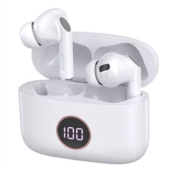 M10 TWS Trådløs Bluetooth-øretelefon ANC-støjreduktion Digital Display Mini In-ear Stereo Music Headset