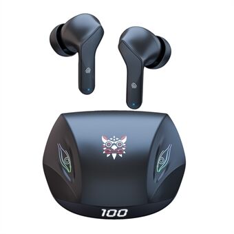 ONIKUMA T33 trådløse øretelefoner Støjreducerende Bluetooth-øretelefoner TWS BT5.1 E-sports gaming-øretelefoner med opladningsboks
