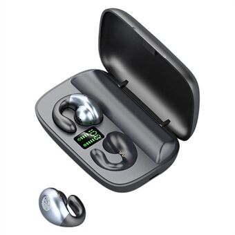 S19 TWS Bluetooth 5.0 Ear Clip Øretelefon Touch Control Trådløst HiFi Stereo Musik Headset