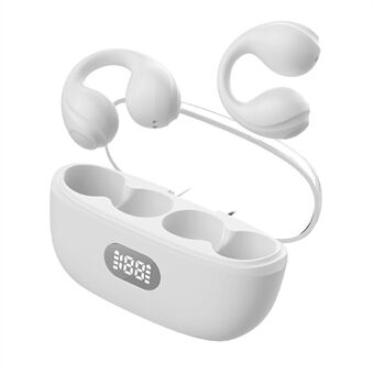 F50 / P-Q3 Open Ear Clip-hovedtelefoner Trådløs Bluetooth Clip On Headset Åbne øretelefoner-øretelefoner