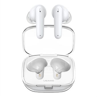 USAMS BE16 BE Series Transparent TWS Headset Trådløst Bluetooth 5.3 Earbuds Letvægts In-Ear hovedtelefoner