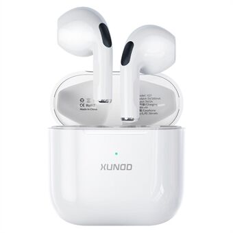 XUNDD X27 Trådløse Earbuds TWS Halv i-Øre Hovedtelefoner Bluetooth 5.1 Headphones 40 timers afspilningstid.