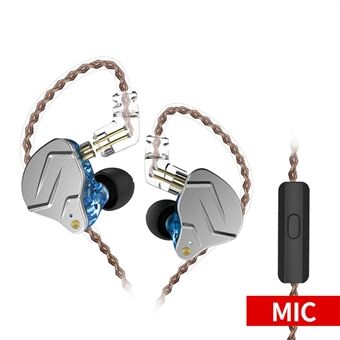 KZ-ZSN Pro In-ear Bass Metal Music Sport Earphone without Microphone (With Microphone)