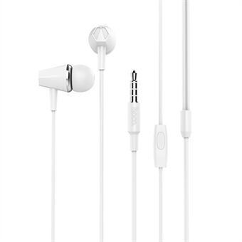 HOCO M34 Honor Music Universal 3,5 mm in-ear hovedtelefon med ledning med mikrofon til iPhone Samsung