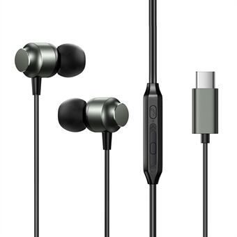 JOYROOM EC06 Metal In-ear hovedtelefon med Mic HiFi Sound Type-C ledningsforbundne øretelefoner