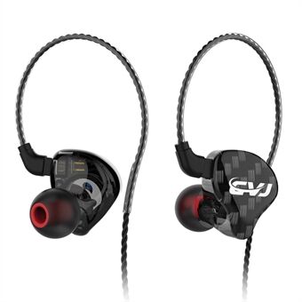 CVJ CSA In-Ear 3,5 mm kablet headset Støjreducerende HiFi Moving Iron-hovedtelefoner, ingen mikrofon