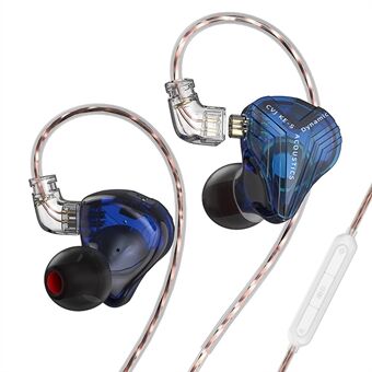 CVJ KE-S In-Ear-hovedtelefoner med ledning Stereo-øretelefoner med kraftig bas 3,5 mm Jack Gaming Headset med mikrofon