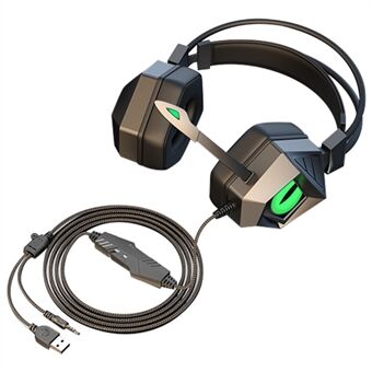SY-G15 Wired Gaming Hovedtelefoner HD Mikrofon HiFi Computer Gamer Lighting Headset