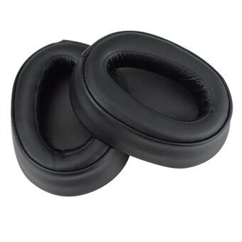 1 par støvtætte åndbare hovedtelefoner i læder. Udskiftning af pude til ørepuder til Sony MDR-100ABN WH-H900N