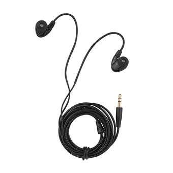 TAKSTAR TS-2260 In Ear Headset Kablede hovedtelefoner Støjreducerende øretelefoner med 6,3 mm interfaceadapter til optagelse Overvågning af musik