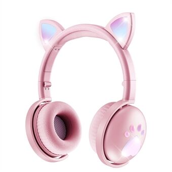 BK9 Cat Øreformet Gaming Hovedtelefon Trådløs Bluetooth Mic HiFi 7.1 Hovedtelefon LED Lys Over-Ear Headset
