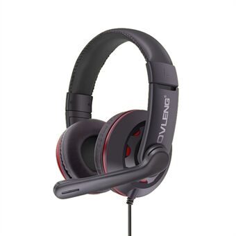 OVLENG Q5 Wired Gaming Headset USB E-sports hovedtelefon Over-Ear Headset med mikrofon