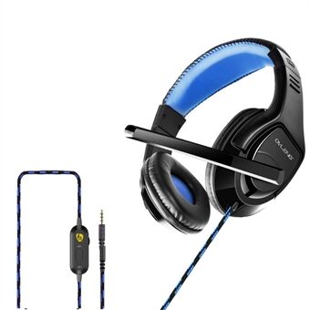 OVLENG OV-P1 Over-ear Computer Gaming Headset E-Sports 3,5 mm kablet hovedtelefon med støjreduktionsmikrofon