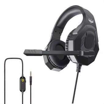 OVLENG OV-P30 Ergonomisk design E-sports gaming hovedtelefoner 3,5 mm kablet over-ear headset med rotationsmikrofon