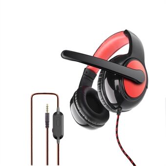OVLENG OV-P8 3,5 mm kablet Over-Ear Headset Ergonomisk design E-sports gaming hovedtelefoner med rotationsmikrofon