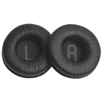 1 par ørepude dækpude til Jabra Revo trådløst Bluetooth headset Rynket protein læder ørepuder