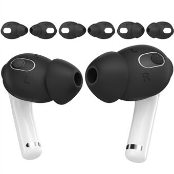 AHASTYLE PT66-3 3 par øretelefoner silikonehætter til Apple AirPods 3, udskiftning af trådløse ørepropper, Størrelse: M