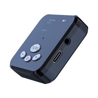T5 2-i-1 trådløs Bluetooth 5.0 Audio Receiver Sender 3,5 mm AUX Jack OLED Display Stereo Musik Adapter til TV Bil Computer