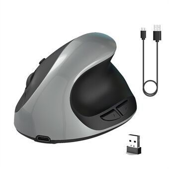 X10 Ergonomisk lodret mus 2.4G trådløs højre/venstre computermus USB-opladning 6D optisk gamingmus