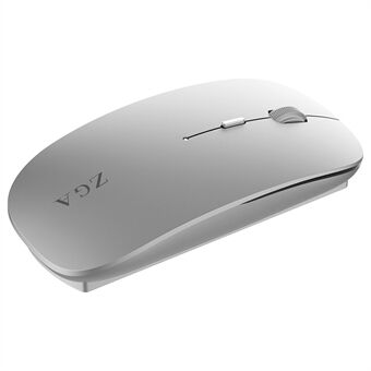 ZGA Bluetooth+2.4G trådløs USB-mus Computer Bærbar PC Genopladelig hjemmespil Ergonomisk støjfri mus