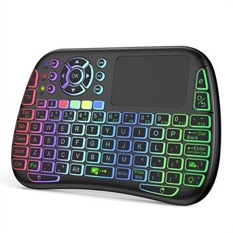 M9 Fjernbetjening Mus Keyboard Combo med IR-indlæringsfunktion Mini Wireless Keyboard Support Touchpad Stemme