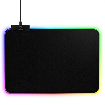 350x250x3mm RGB gaming musemåtte USB Farverigt LED lys Cool musemåtte