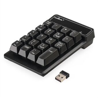 2,4G trådløst mini numerisk tastatur Suspenderet mekanisk tastatur 19-taster Mini Accounting Banking Tastatur